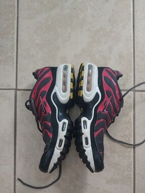 Nike Air Max Plus GS Shoes Youth 5.5 Grey Running Sneakers